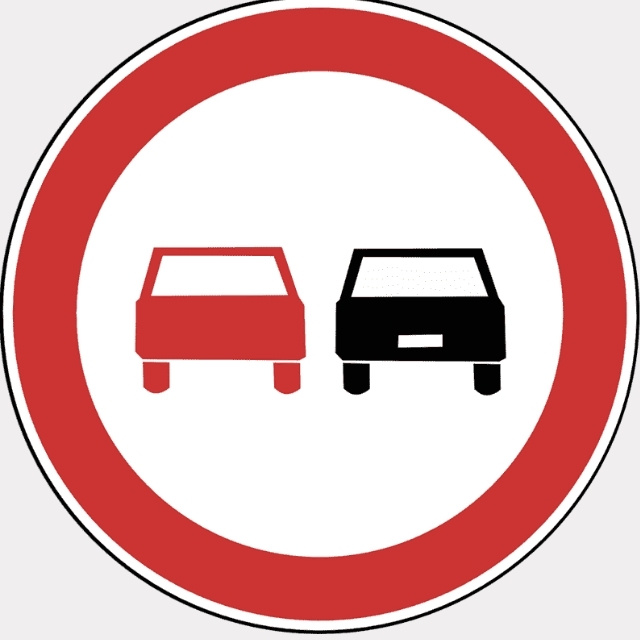 Zabrana preticanja (II‑28)